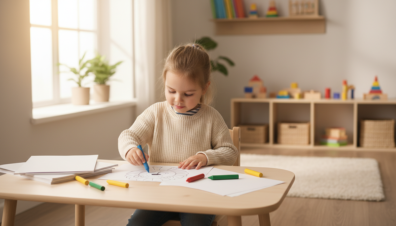 Colouring Fun: Boosting Preschoolers' Fine Motor Skills — parent & educator blog article
