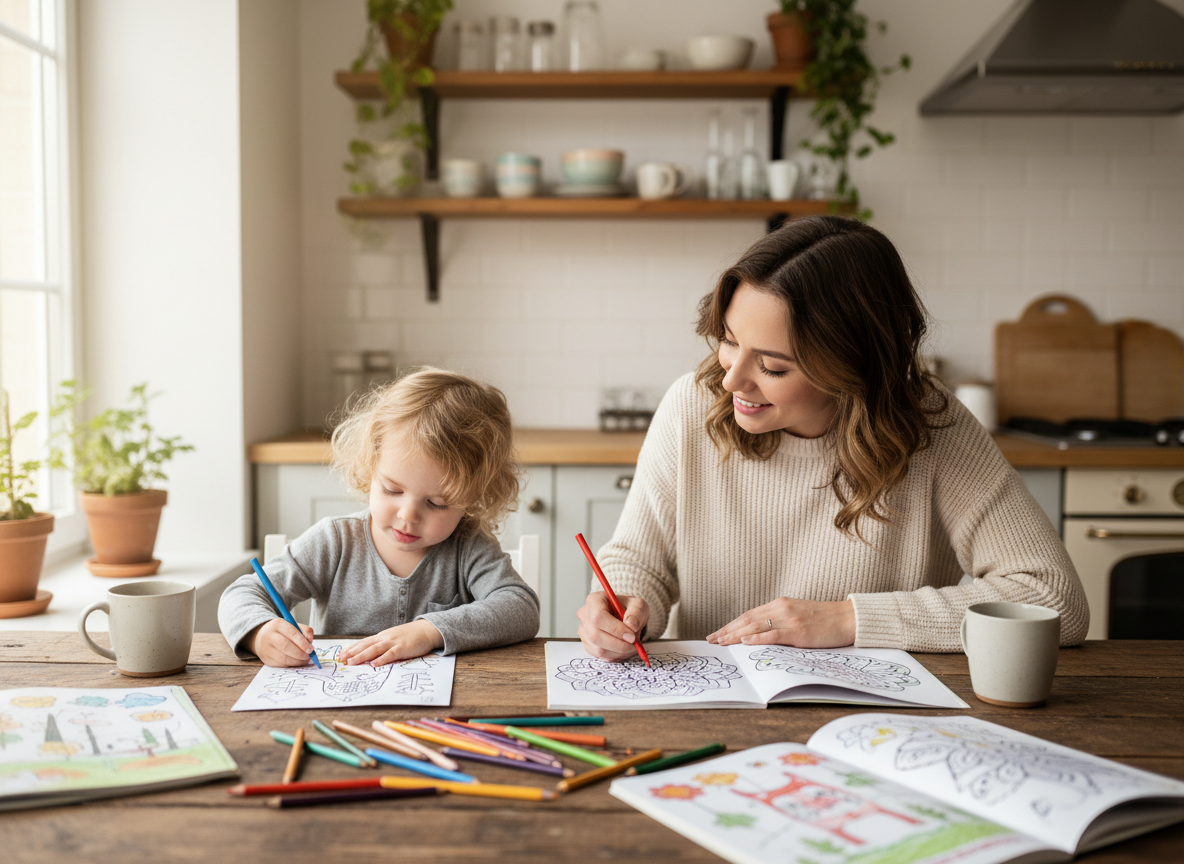 Colouring Fun: Boosting Preschoolers' Fine Motor Skills illustration
