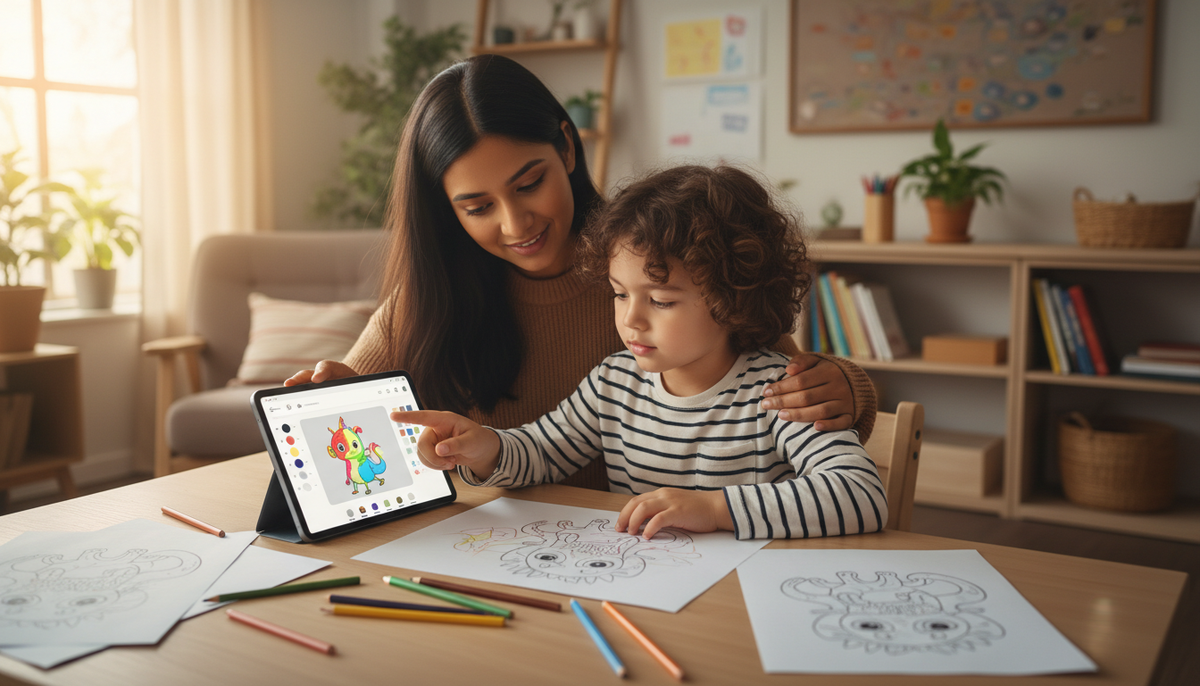 Coloring Pages vs. AI Coloring Generators: A Parent's Guide — parent & educator blog article