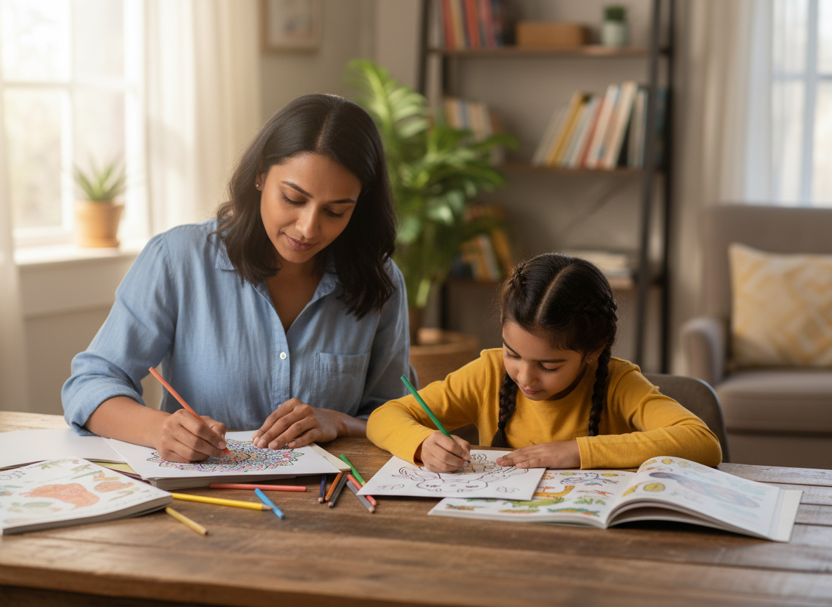 Coloring Pages for Kids: Your Guide to Creative Fun illustration