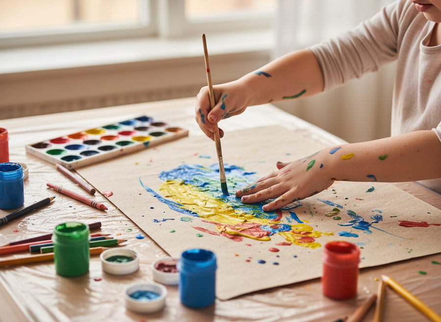 Sparking Little Imaginations: 8 Ways to Grow Your Child's Creativity illustration