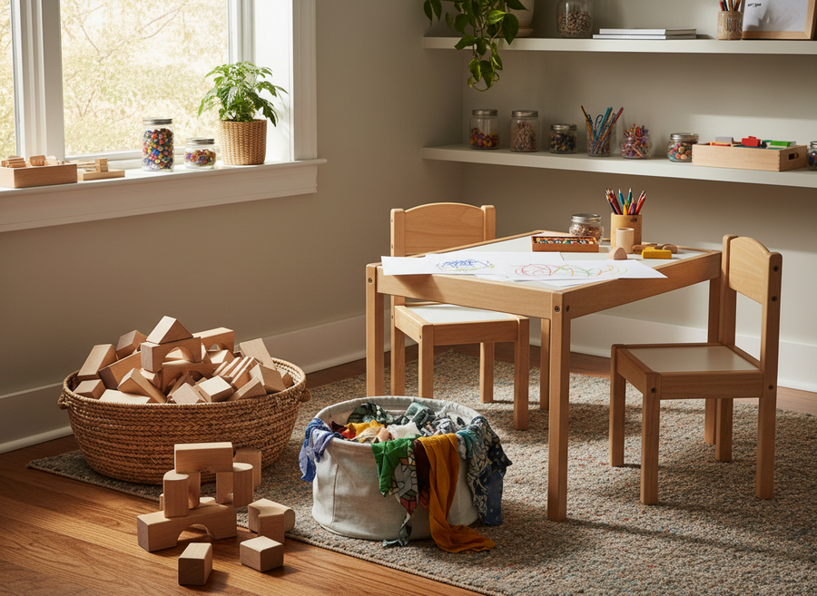 Sparking Little Imaginations: 8 Ways to Grow Your Child's Creativity illustration
