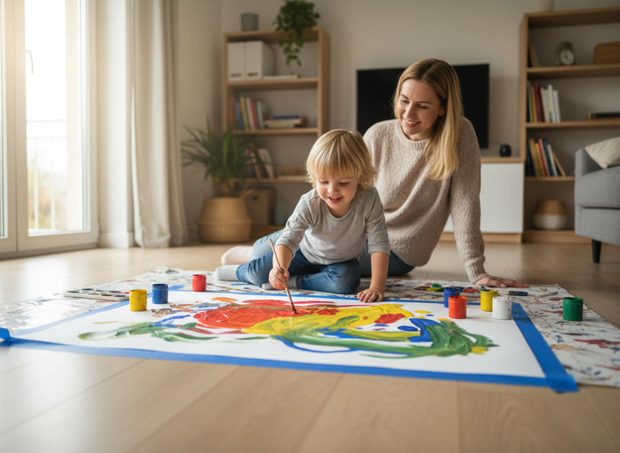 25 Cozy Indoor Activities for Kids on Rainy Days illustration