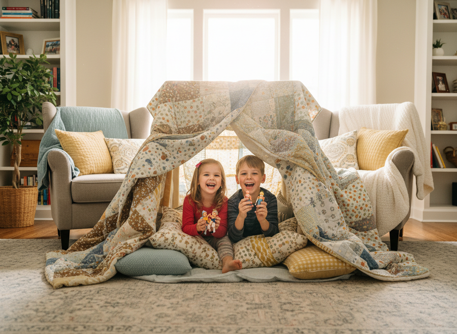 25 Cozy Indoor Activities for Kids on Rainy Days illustration