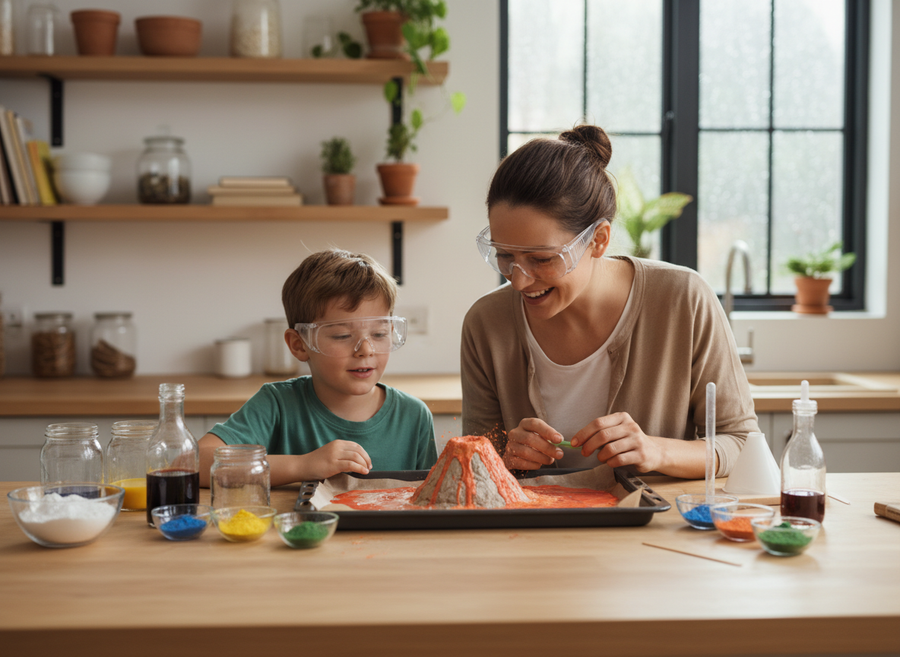 25 Cozy Indoor Activities for Kids on Rainy Days illustration