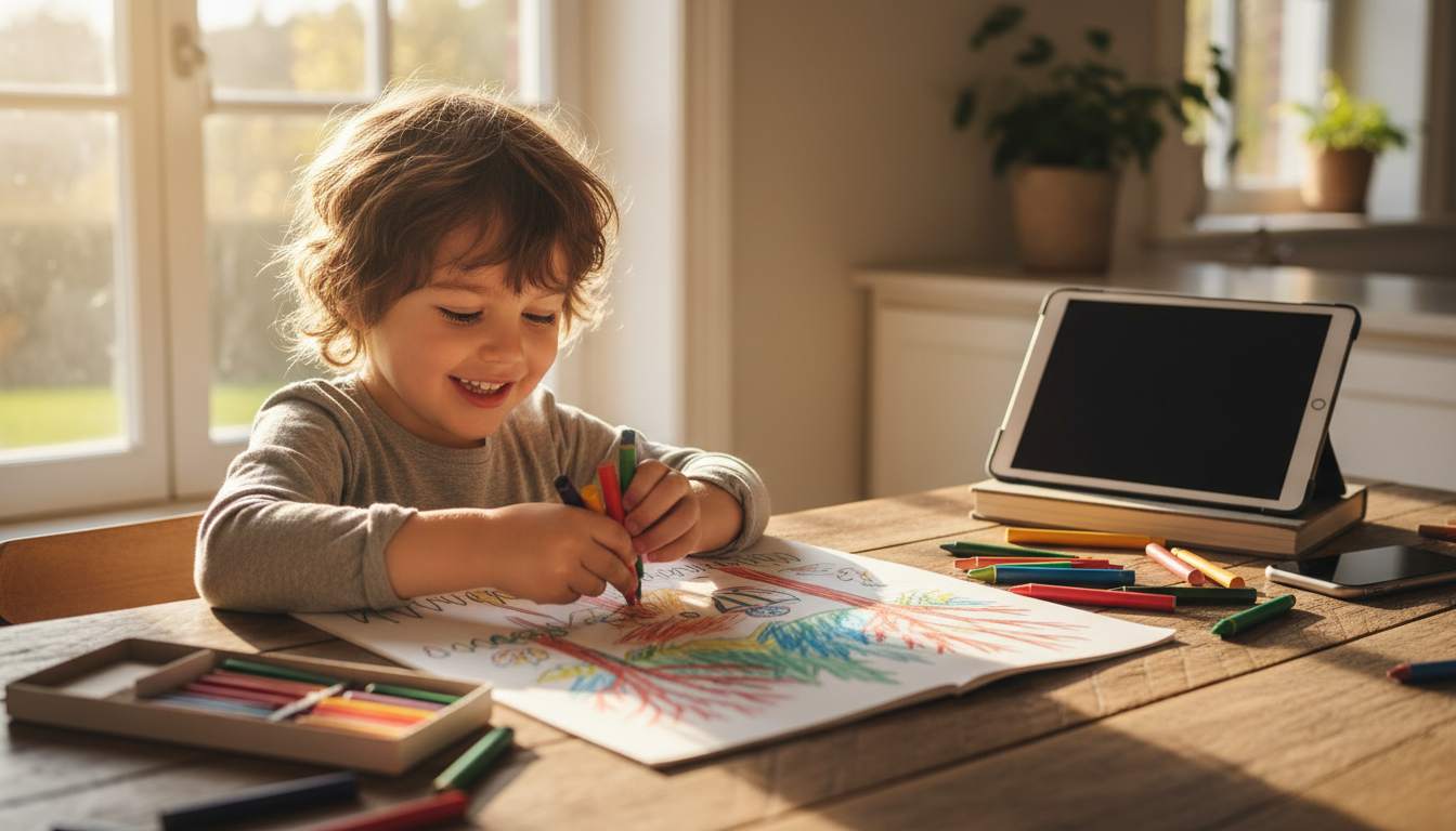 Screen Time vs. Coloring Time: What Pediatricians Really Say