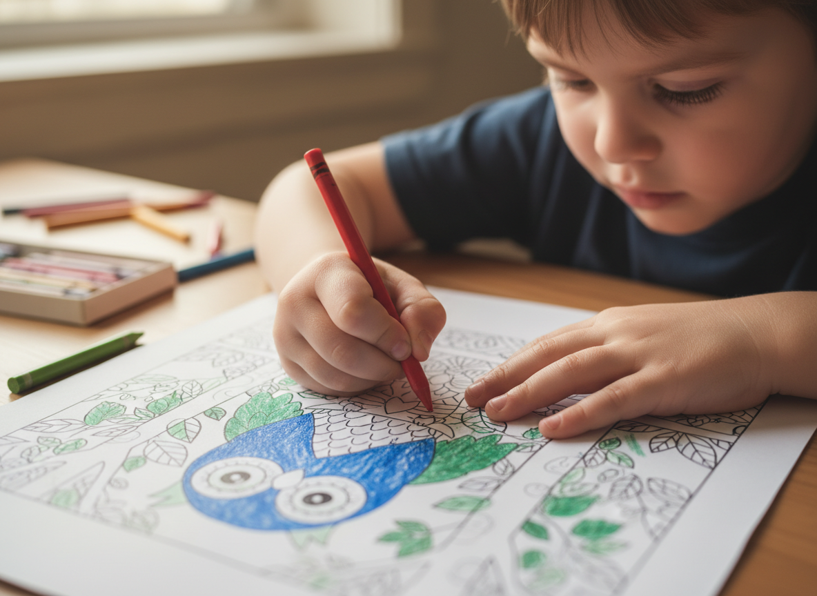 More Than Just Fun: Why Coloring Is a Top Learning Activity for Kids illustration