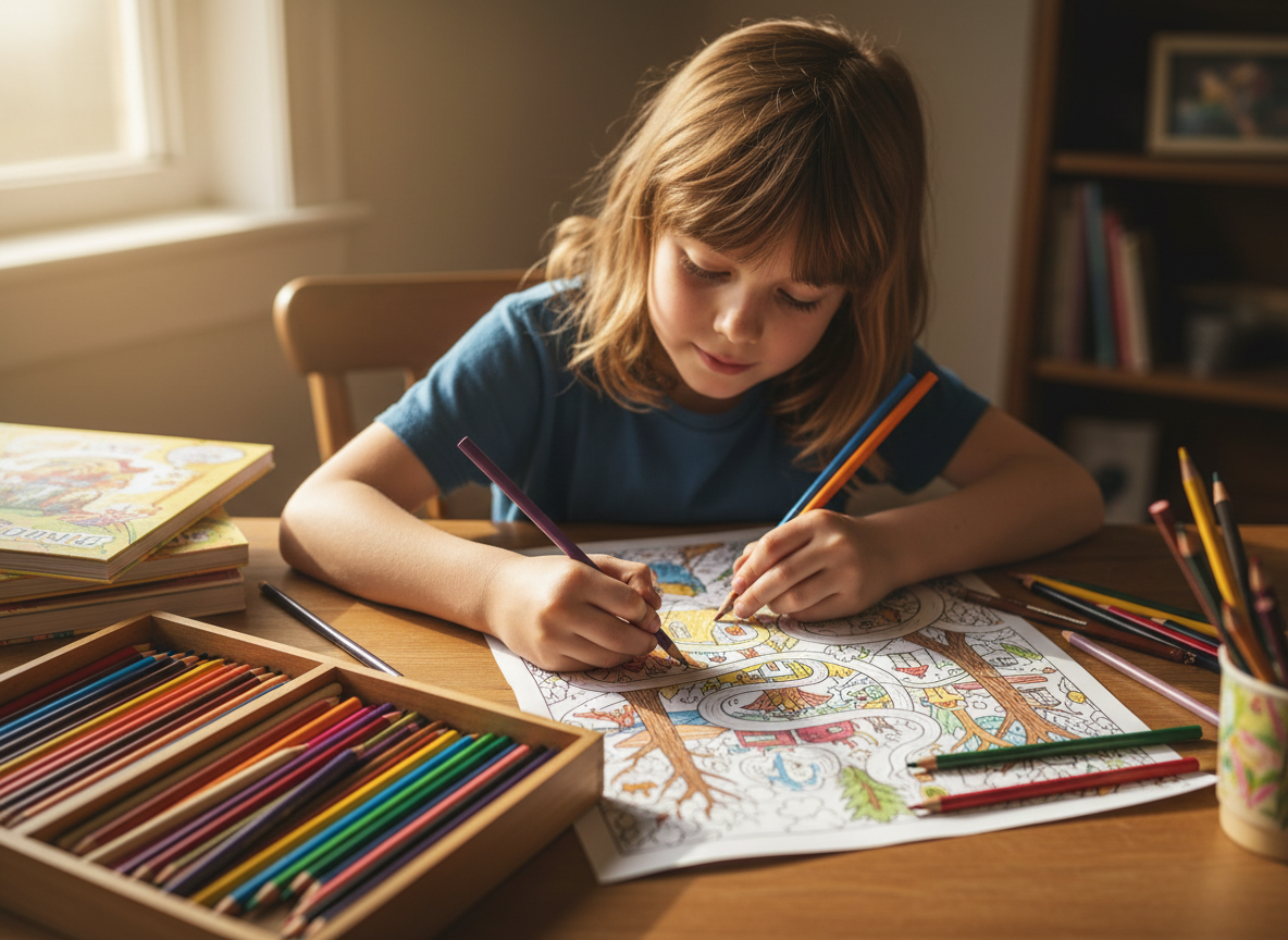 More Than Just Fun: Why Coloring Is a Top Learning Activity for Kids illustration