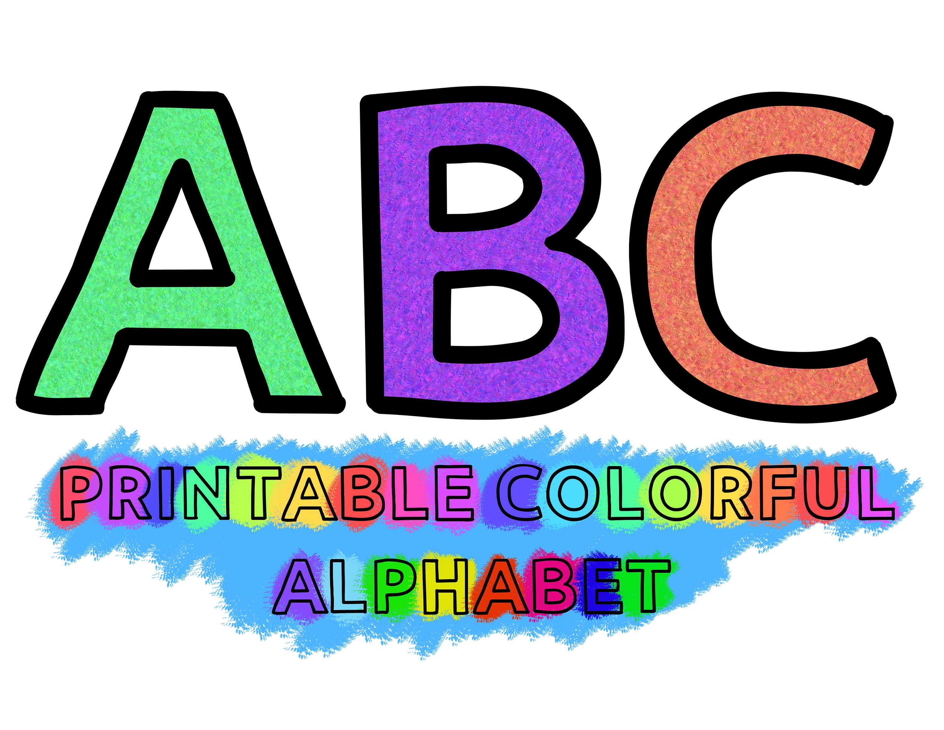 Alphabet Colouring page coloring pages
