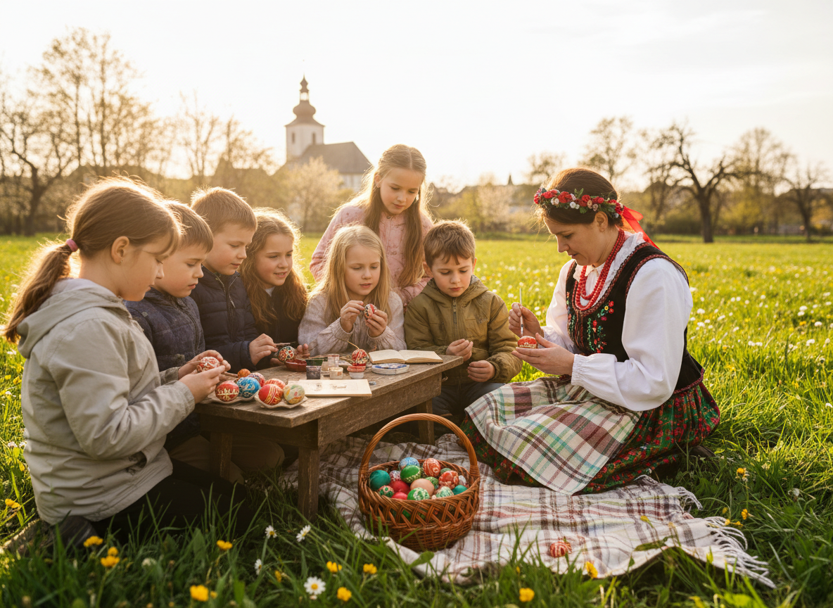 Educational detail 2 about Facts about Easter for Kids in the Country Facts category, naturalistic documentary style, subject-first, no text
