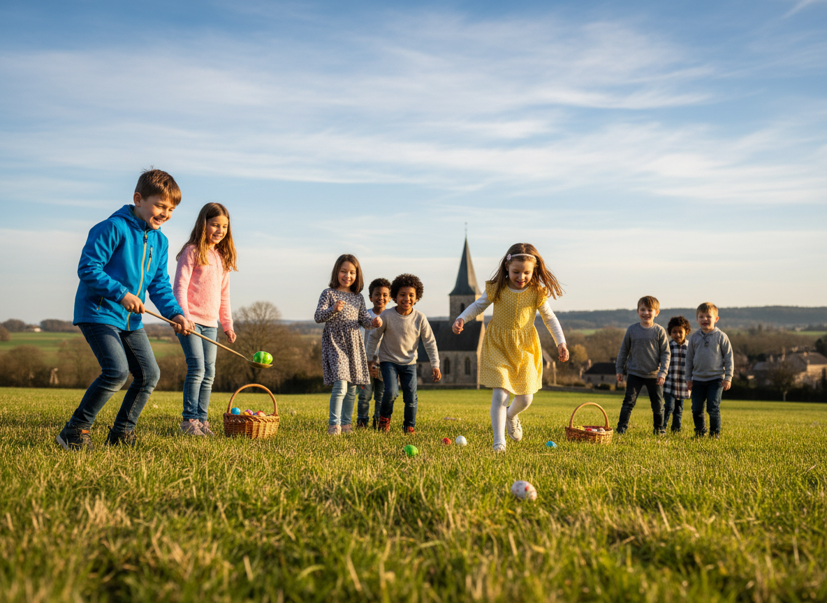 Educational detail 3 about Facts about Easter for Kids in the Country Facts category, naturalistic documentary style, subject-first, no text