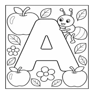 Alphabet Colouring   A coloring sheet thumbnail