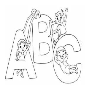 Alphabet Colouring coloring sheet thumbnail