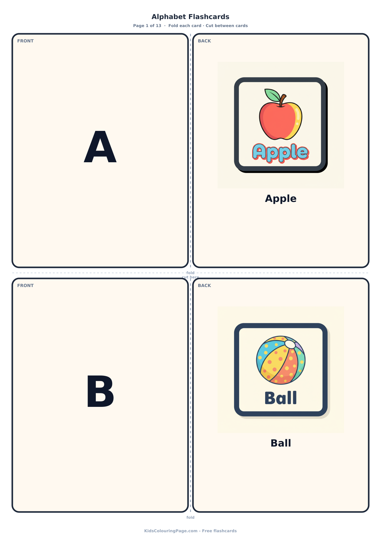 Alphabet Flashcards